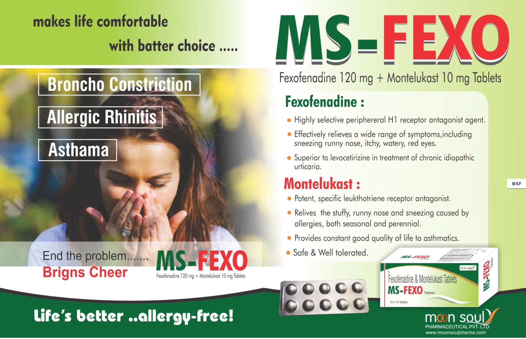 MS-Fexo Anti-Allergic Tablets