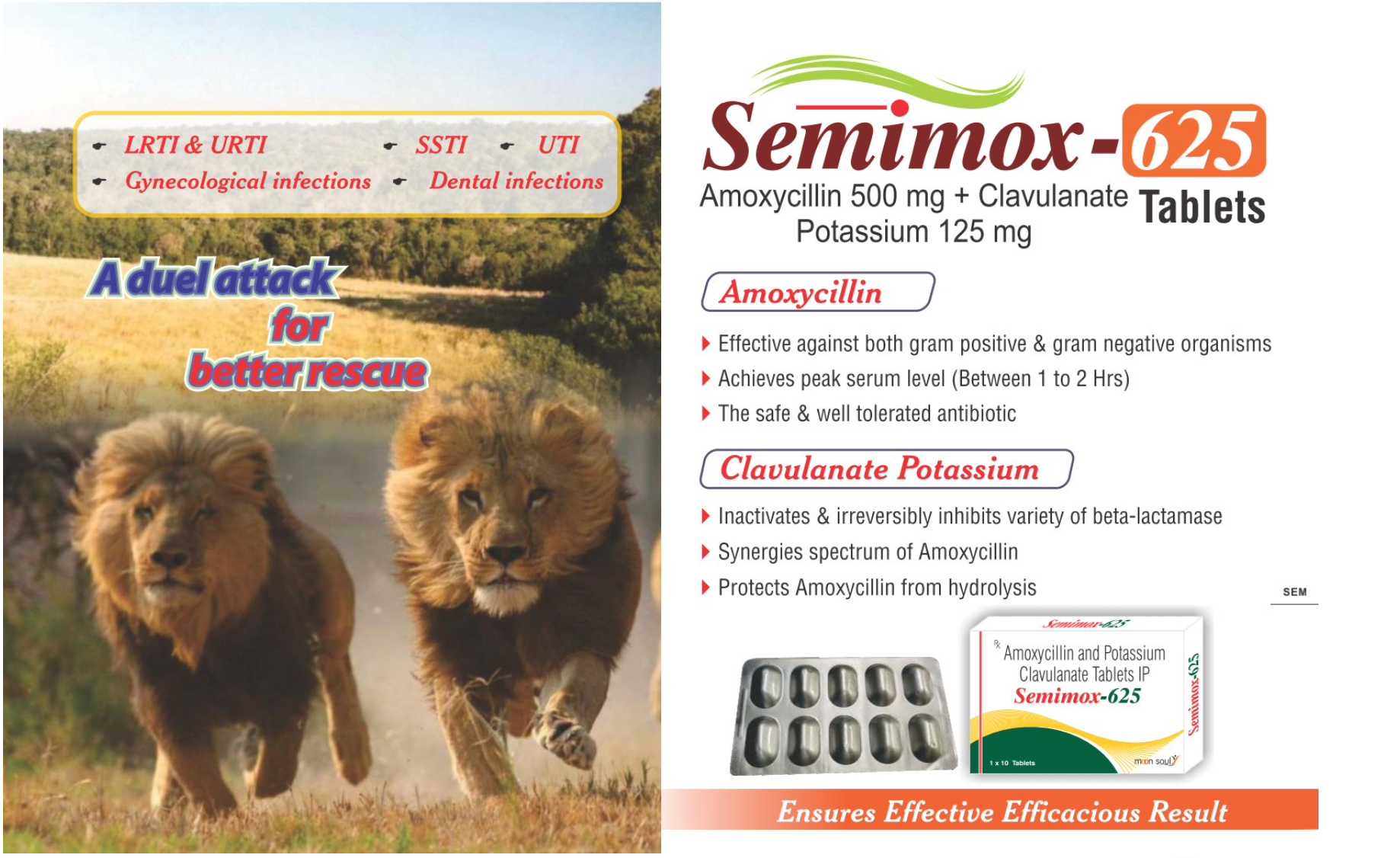 Semimox-625 Antibiotic Tablets