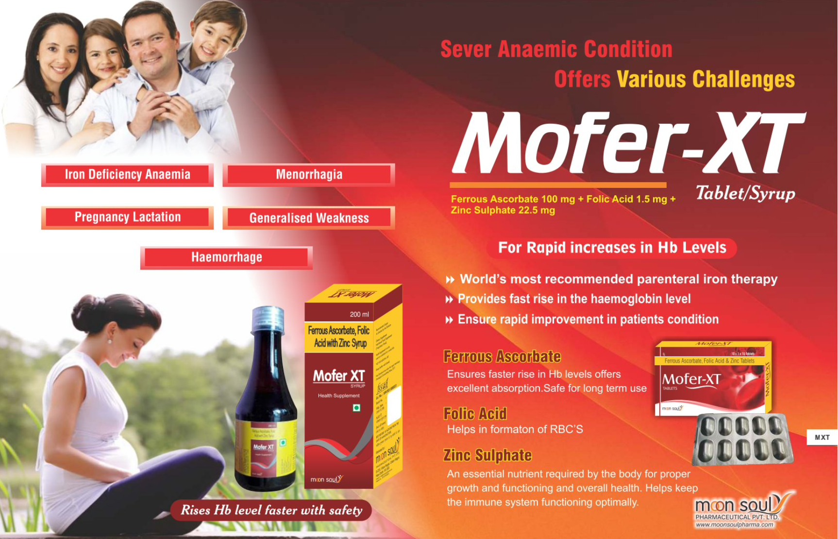 MOFER XT Iron & Vitamin Supplement